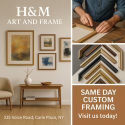 H&M Art and Frame - Same Day Custom Framing