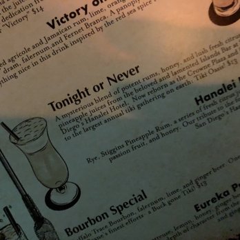 False Idol - My drink lots of rum - Cocktail Bars Near Me - San Diego, California