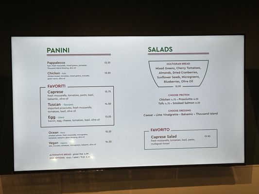 Menu photo 2 Pappalecco Plano, TX Menu photo 2 Pappalecco Plano, TX