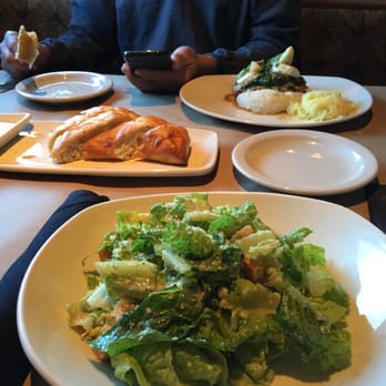 Bonefish Grill - My Caesar salad and Lily's Chicken in the back - Seafood Near Me - Marlton, New Jersey
