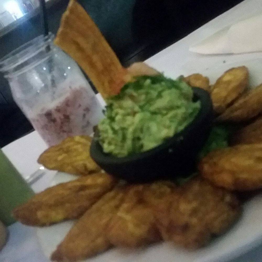 Chiflez - Coconut Strawberry Jar delish Plantains with Guacamole fresh. - Latin American Near Me - Jackson Heights, New York Chiflez - Coconut Strawberry Jar delish Plantains with Guacamole fresh. - Latin American Near Me - Jackson Heights, New York