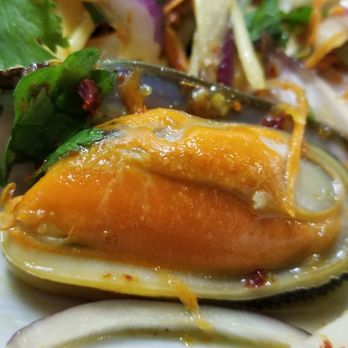 Tamee Thai Restaurant - Muscle on the seafood salad - Thai Near Me - Alameda, California Tamee Thai Restaurant - Muscle on the seafood salad - Thai Near Me - Alameda, California