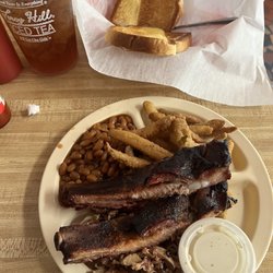 Hancock's Country Bar-B-Que - Rib combo
