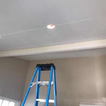 Ramirez Power Electric - Using laser to put in new lighting. Very cool. - Electricians Near Me - Valley village, California Ramirez Power Electric - Using laser to put in new lighting. Very cool. - Electricians Near Me - Valley village, California