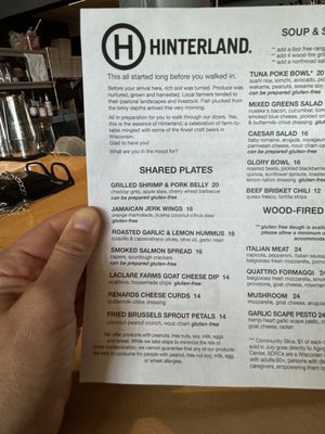 Menu photo 7 Hinterland Brewery Green Bay, WI Menu photo 7 Hinterland Brewery Green Bay, WI