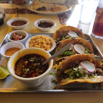 El Paso Tacos & Tequila - Birria Tacos with consume, Rice and Pico de Gallo. - Tacos Near Me - Augusta, Georgia El Paso Tacos & Tequila - Birria Tacos with consume, Rice and Pico de Gallo. - Tacos Near Me - Augusta, Georgia
