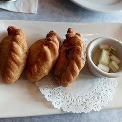 Curry puffs $11