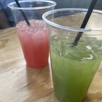 Taconeta - Watermelon and cucumber agua fresca - Tacos Near Me - El Paso, Texas