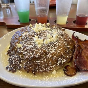 Ruby Slipper Central Business District - Star of the show... white chocolate bread pudding pancakes! - Breakfast & Brunch Near Me - New Orleans, Louisiana Ruby Slipper Central Business District - Star of the show... white chocolate bread pudding pancakes! - Breakfast & Brunch Near Me - New Orleans, Louisiana