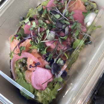 Bean & Bean - Salmon & Avocado Toast - Coffee Roasteries Near Me - Little Neck, New York
