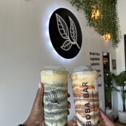 Oreo Matcha Tea and Oreo Thai Tea