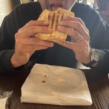 Roots Cafe - He got the panini I think - Cafes Near Me - Cerritos, California