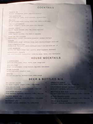 Menu photo 8 Ronan Los Angeles, CA