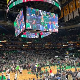 Us on the jumbo tron Us on the jumbo tron