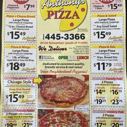 pizza prices