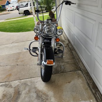 Villain Custom Cycles - 16 inch apes with burly cables - Motorcycle Repair Near Me - Pasadena, California