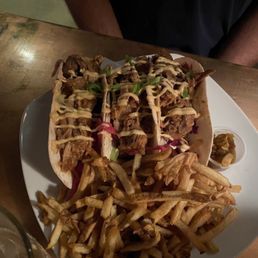 Taco with fries Taco with fries