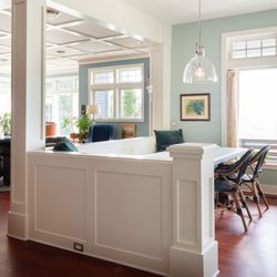 Light filled breakfast nook