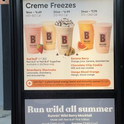 Biggby Coffee - Menu