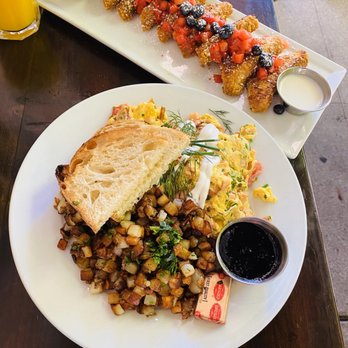 Blu Jam Cafe - Amazing food the french toast is a must try very happy - Breakfast & Brunch Near Me - Sherman Oaks, California Blu Jam Cafe - Amazing food the french toast is a must try very happy - Breakfast & Brunch Near Me - Sherman Oaks, California