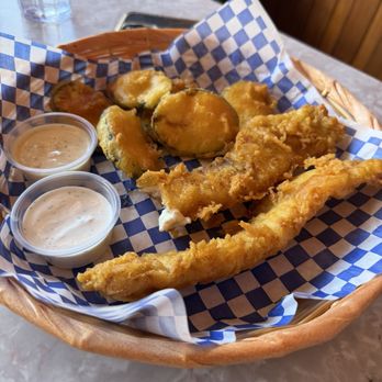 Pelican's Roost Fish & Chips - Fish and zucchini chips - Seafood Near Me - Auburn, California Pelican's Roost Fish & Chips - Fish and zucchini chips - Seafood Near Me - Auburn, California