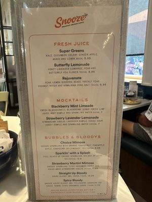 Menu photo 7 Snooze, an A.M. Eatery Denver, CO