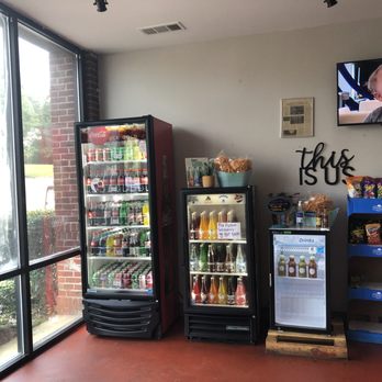 Takoz Express - Refrigerators with cold drinks and bags of chips. - Mexican Near Me - Dawsonville, Georgia