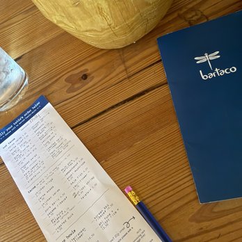 bartaco - Menu - Tacos Near Me - Washington, DC, District of Columbia