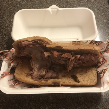 Firehouse Subs - a roast beef sandwich in a styrofoam container - Delis Near Me - Spring Hill, Tennessee