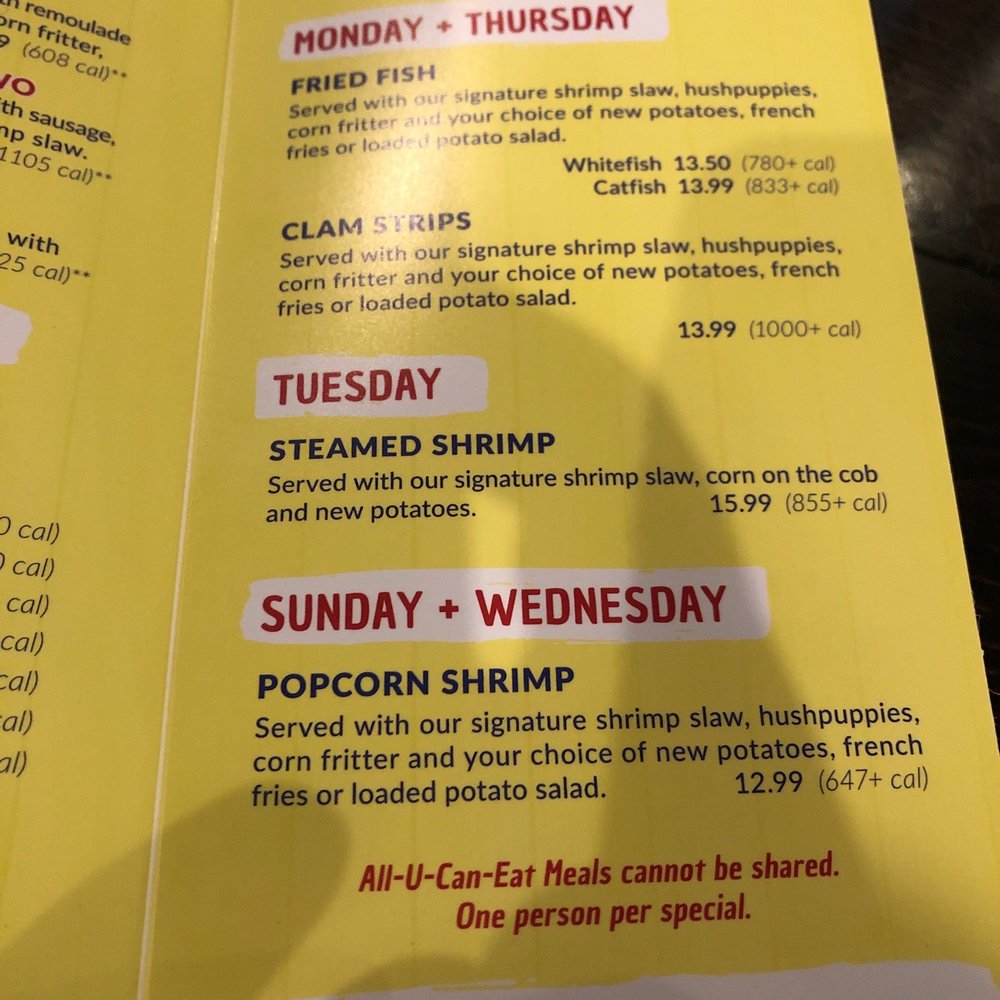 Shrimp Basket - Menu specials - Seafood Near Me - Auburn, Alabama Shrimp Basket - Menu specials - Seafood Near Me - Auburn, Alabama