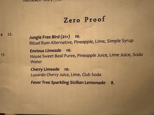 Menu photo 1 Porterhouse San Mateo, CA