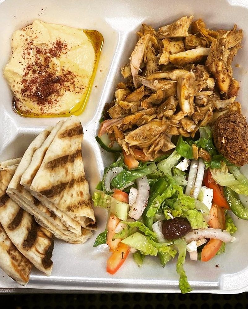 Food from Scott's Shawarma
