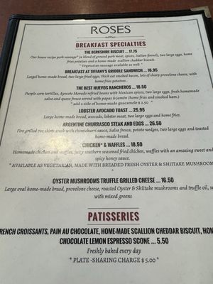 Menu photo 3 Roses Restaurant Lee, MA Menu photo 3 Roses Restaurant Lee, MA