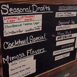 Specials menu