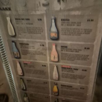 Crazy Rock'N Sushi - Sake List - Sushi Bars Near Me - Stanton, California