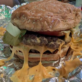 Five Guys - The double beef and bacon cheese burger was on point and tasted great full of flavor. DEFINITELY GOT TRY THIS ONE. - Burgers Near Me - Newberg, Oregon Five Guys - The double beef and bacon cheese burger was on point and tasted great full of flavor. DEFINITELY GOT TRY THIS ONE. - Burgers Near Me - Newberg, Oregon