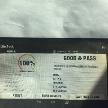 Joe's Auto & Tire - Performance test done by another garage on the battery that Joe's said needed replacement. - Auto Repair Near Me - Winona, Minnesota Joe's Auto & Tire - Performance test done by another garage on the battery that Joe's said needed replacement. - Auto Repair Near Me - Winona, Minnesota