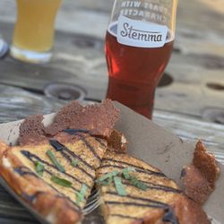 Burnt Side Down - Caprese sandwich