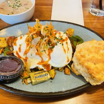 Dime Store - Duck Bup Hash and biscuits with gravy. - Breakfast & Brunch Near Me - Detroit, Michigan Dime Store - Duck Bup Hash and biscuits with gravy. - Breakfast & Brunch Near Me - Detroit, Michigan