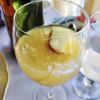 Don Pepe II - White sangria. Fruity winey goodness. The white is def refreshing - Spanish Near Me - Pine Brook, New Jersey
