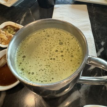 Tanuki - Hot Matcha Latte with Soy - Sushi Bars Near Me - San Diego, California Tanuki - Hot Matcha Latte with Soy - Sushi Bars Near Me - San Diego, California