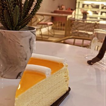 Moo Tea - Mango Crepe Cake - Patisserie/Cake Shop Near Me - Duluth, Georgia