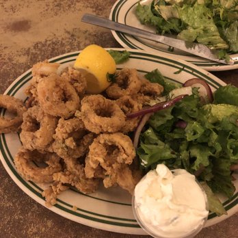 Messini Authentic Gyros - Calamari listed under appetizers. I'd call this a meal! - Greek Near Me - Toronto, Ontario