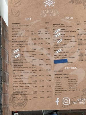 Menu photo 3 Barista Squared San Juan, PR Menu photo 3 Barista Squared San Juan, PR