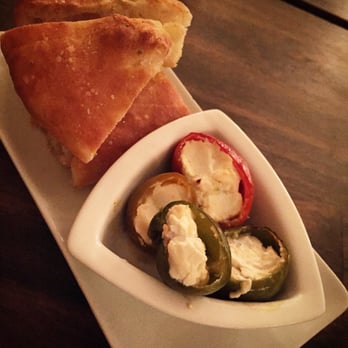Barrio Bakery & Cafe - Cherry peppers stuffed with goat cheese and garlic! - Bakeries Near Me - Burlington, Vermont