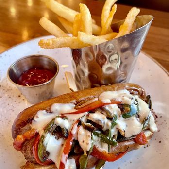 Edison, Craft Ales + Kitchen - Veggie bratwurst - Gastropubs Near Me - Asheville, North Carolina Edison, Craft Ales + Kitchen - Veggie bratwurst - Gastropubs Near Me - Asheville, North Carolina