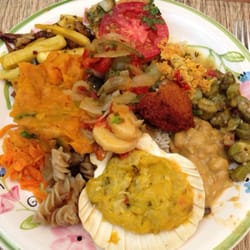 Ser- Afim - Lunch - these are all vegan dishes on my plate c