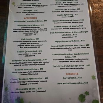 Jack Demsey's - St. Patrick Menu Specials - Sports Bars Near Me - New York, New York Jack Demsey's - St. Patrick Menu Specials - Sports Bars Near Me - New York, New York