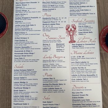 Lucky Lobster Co - Menu - Seafood Near Me - Dunedin, Florida Lucky Lobster Co - Menu - Seafood Near Me - Dunedin, Florida