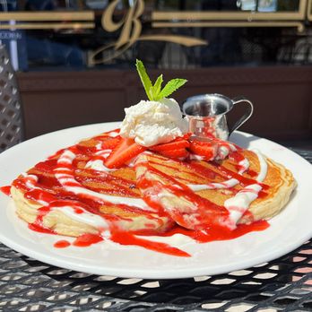 The Corner Bar - Strawberry Cream Pancakes - Burgers Near Me - Boulder, Colorado
